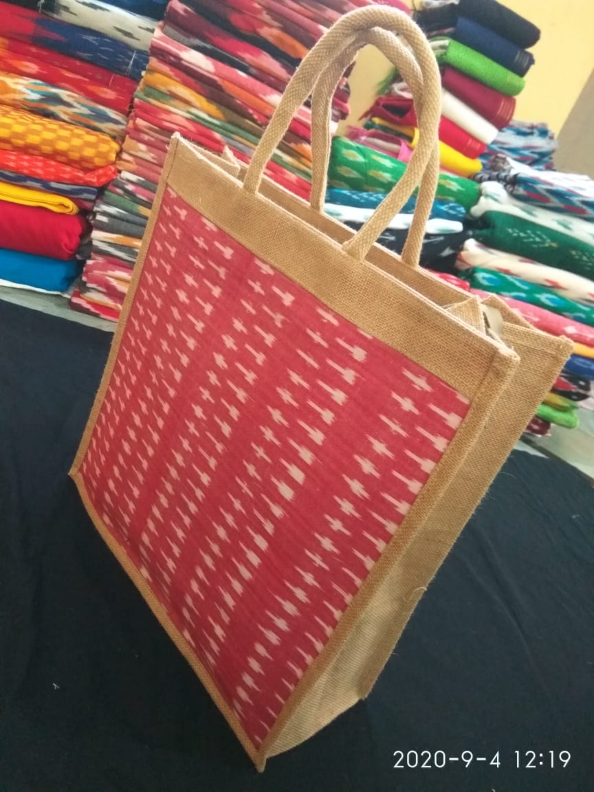 Maliparmi BEADS ON IKAT SHOPPING BAG Pink|Beige|Red | Womens Shopping bags  ⋆ LIMAN ÇELIK HALAT